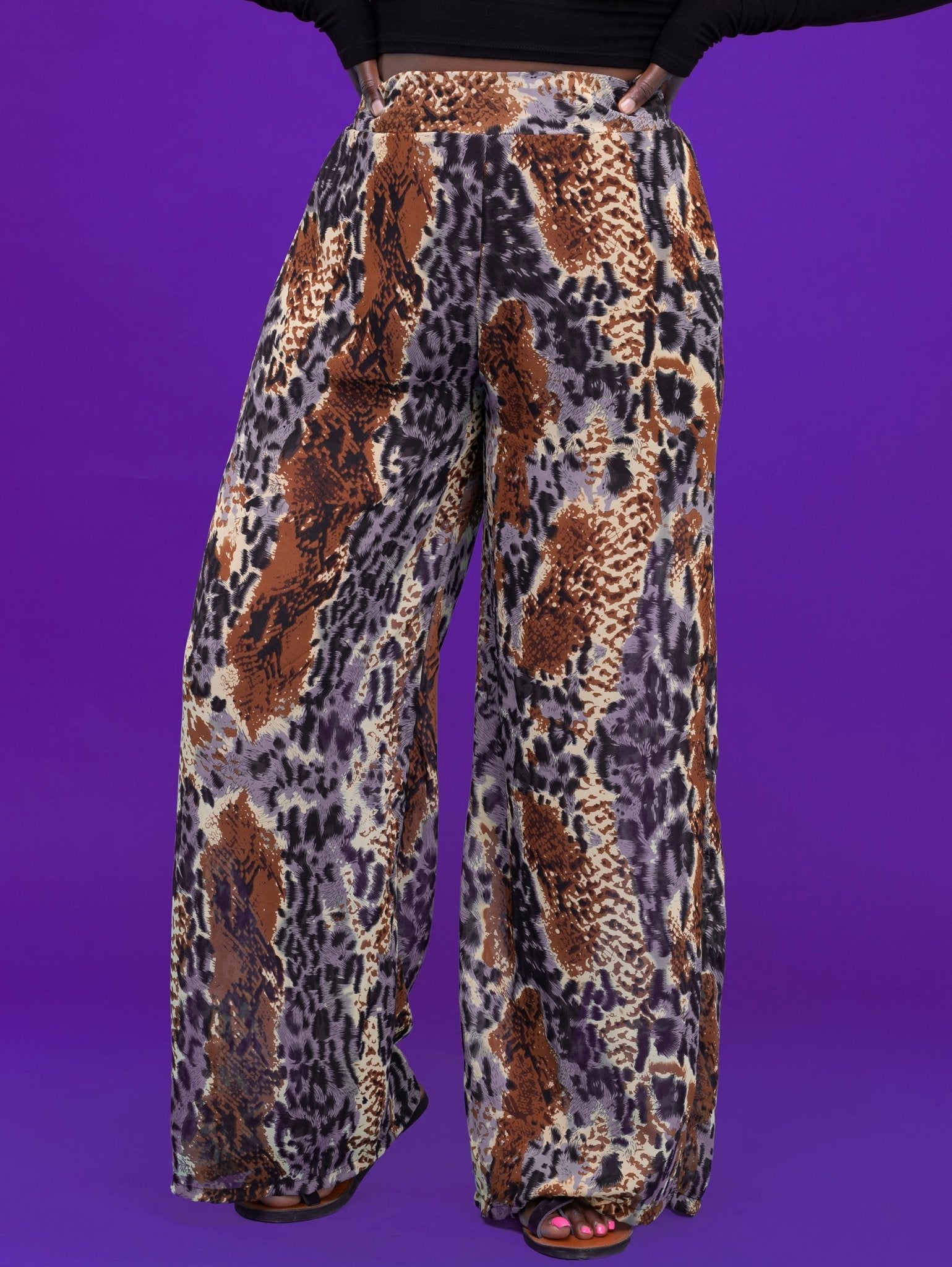 Leopard Print Palazzo Pants, Palazzo Pants, African Print Pants, Ankara  Pants, African Clothing For Women, Wide Bottom Pants, Leopard Pants