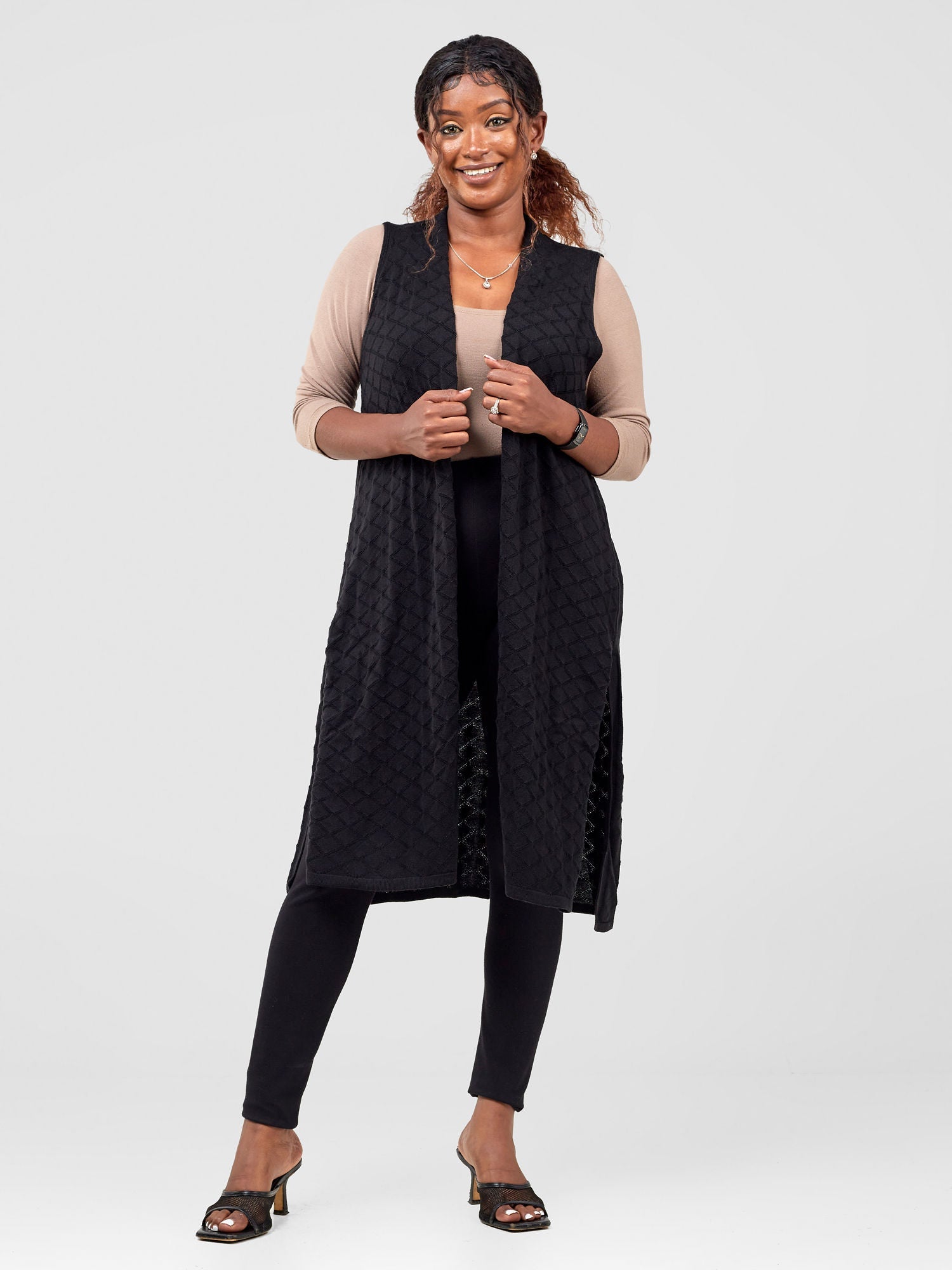 Vivo Basic Sleeveless Sienna Waterfall - Navy Blue