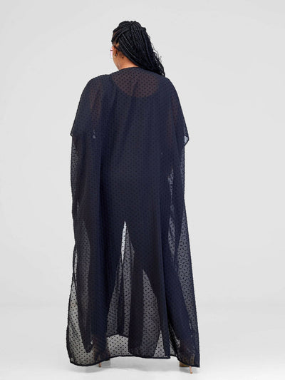 Jf Designs Kimono Wear - Black - Shopzetu