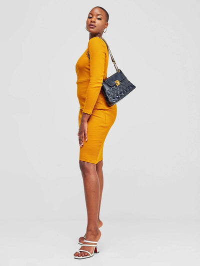 TimyT Urban Wear Official Dress - Mustard - Shopzetu