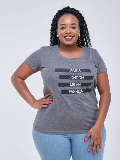 Lamazi Collections T-shirt - Grey - Shop Zetu Kenya