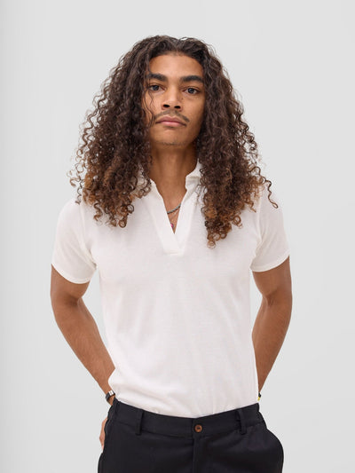 Zoya Sadira Men's Polo Shirt - White - Shopzetu