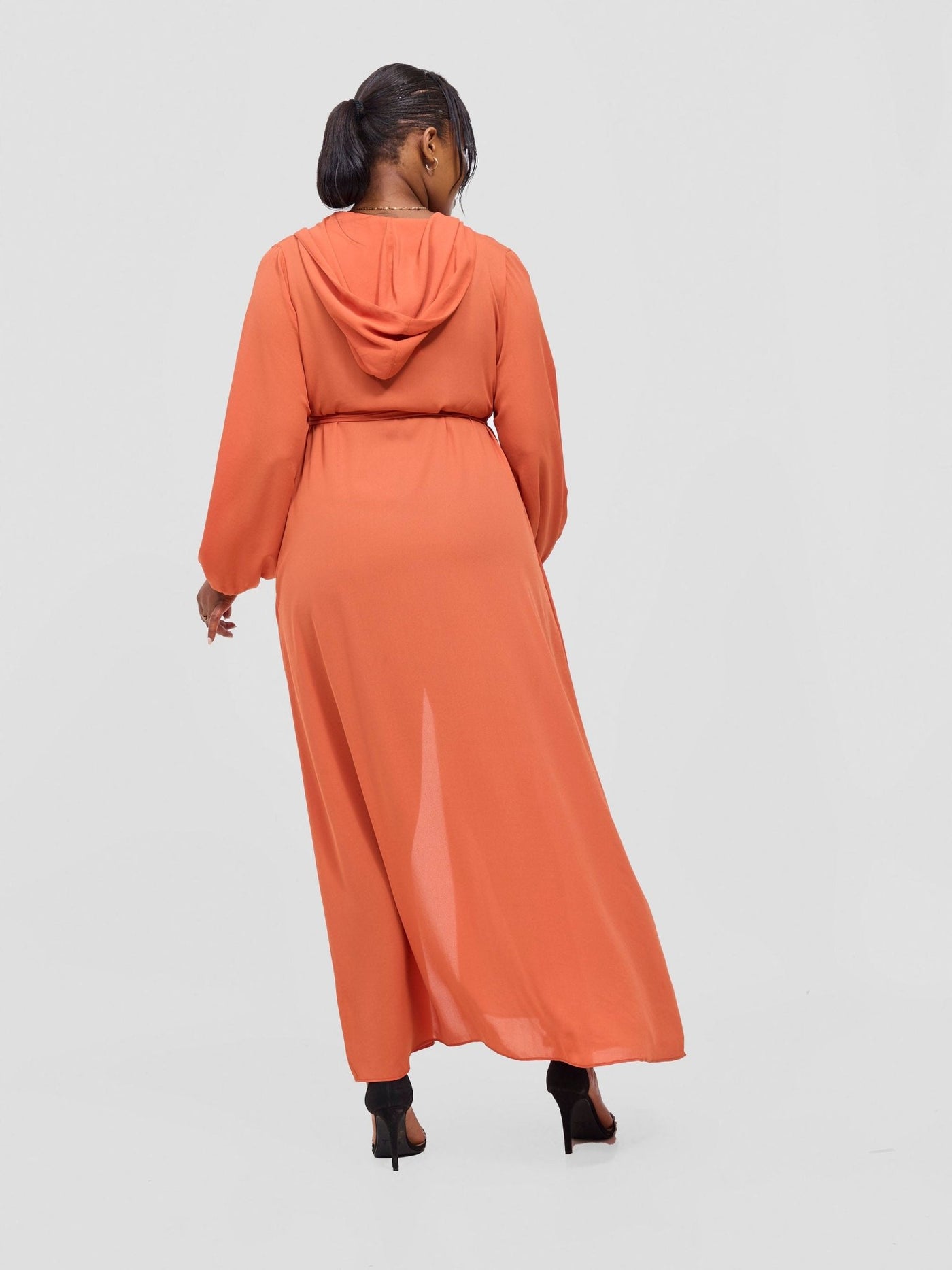 Vivo Basic Hooded Kimono - Orange - Shopzetu