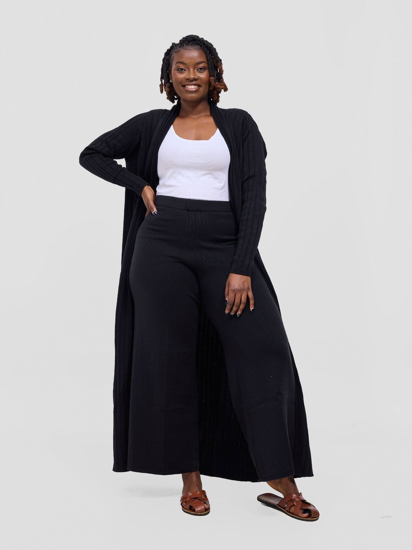 Vivo Lalani Lounge Pants - Black - Shopzetu