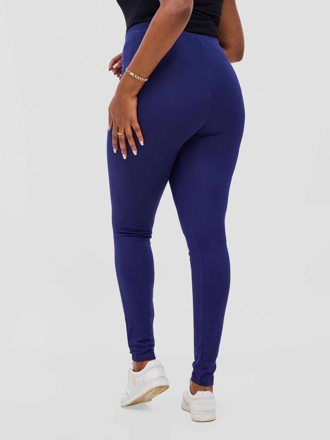 Vivo Val Full Length Leggings - Navy Blue - Shopzetu