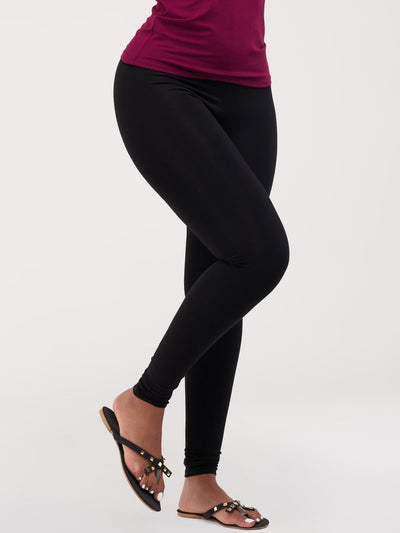 Vivo Basic Leggings - Black - Shopzetu