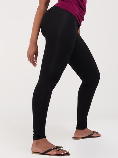 Vivo Basic Leggings - Black - Shopzetu