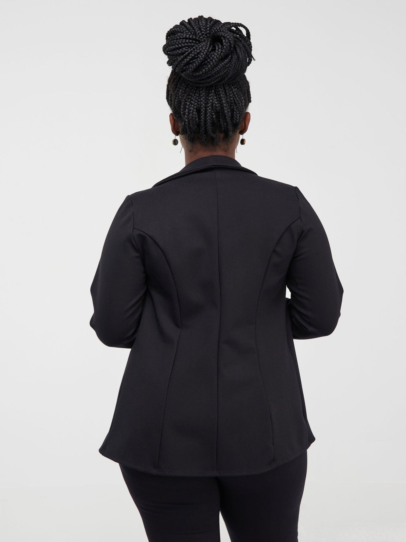 Vivo Faraji Long Sleeve Jacket - Black - Shopzetu