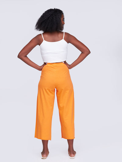 Zoya Chill Capri Pants - Orange