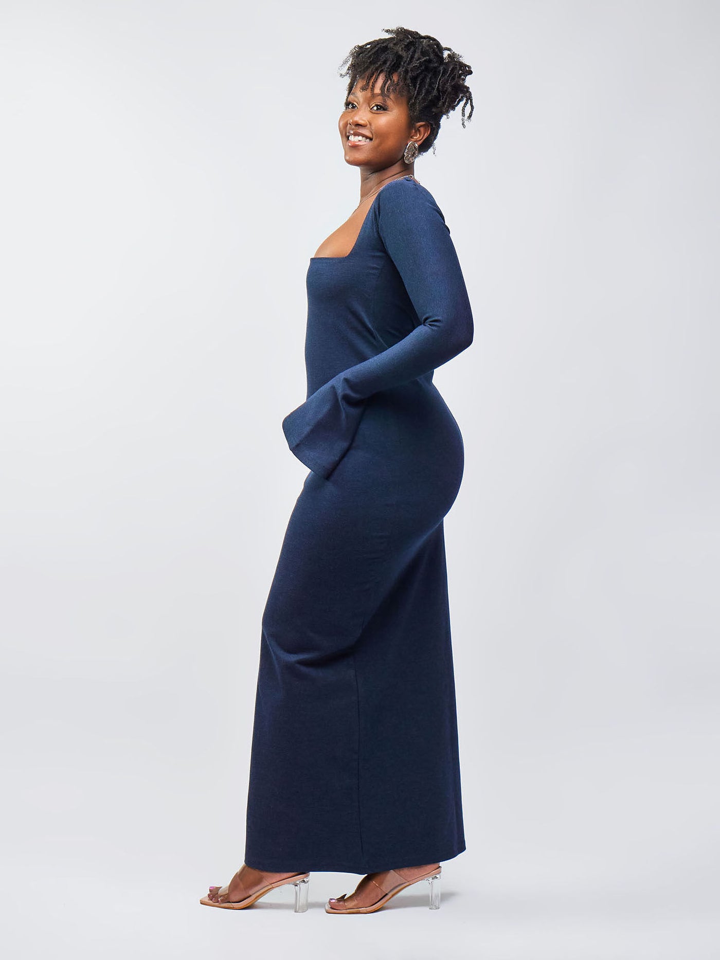 Zia Africa “Effortlessly Elegant” Bodycon Dress - Navy