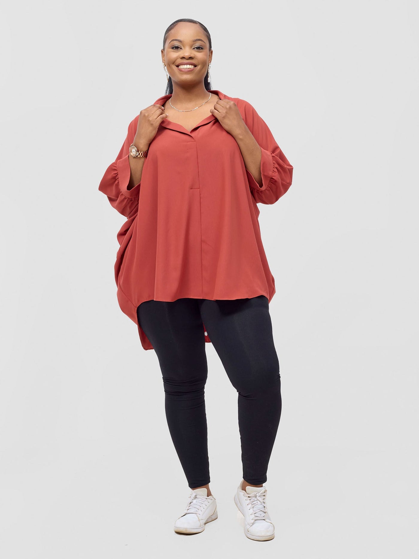 Vivo Ayla Loose Top - Rust