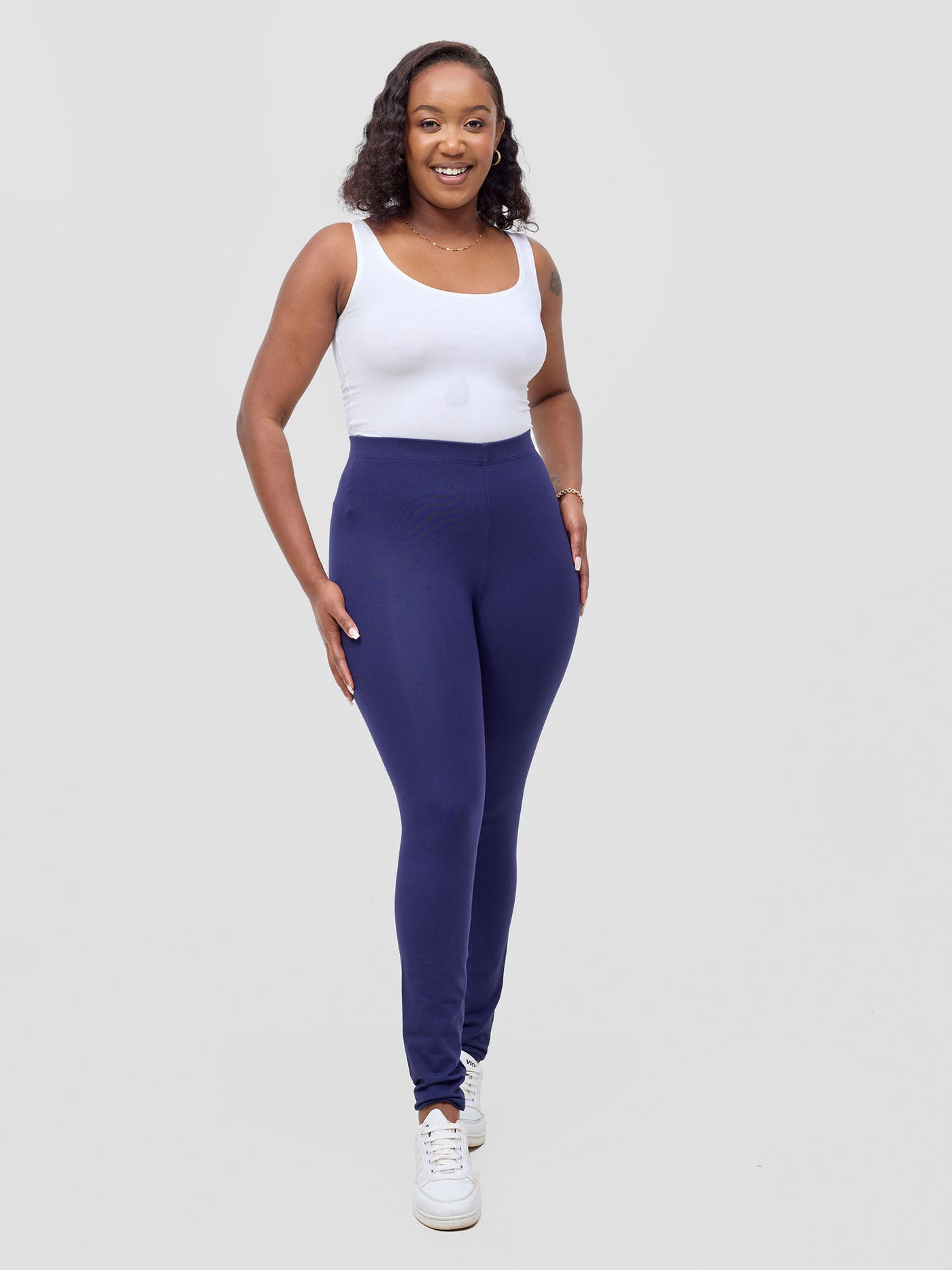 Basic Leggings - Navy Blue