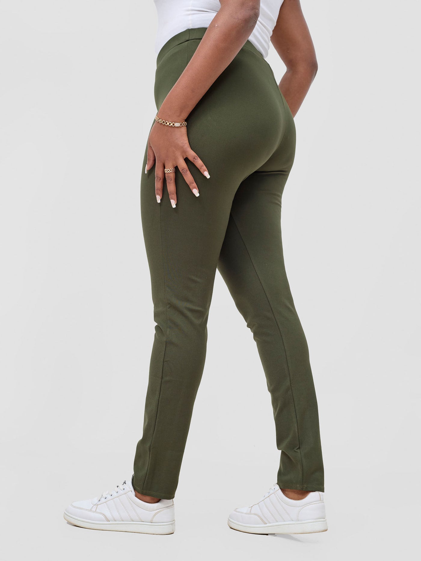 Basic Leisure Pants - Hunters Green