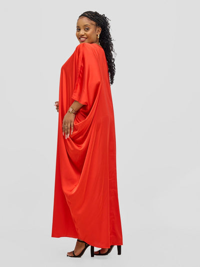 Vivo Lani Maxi Dress - Red - Shopzetu