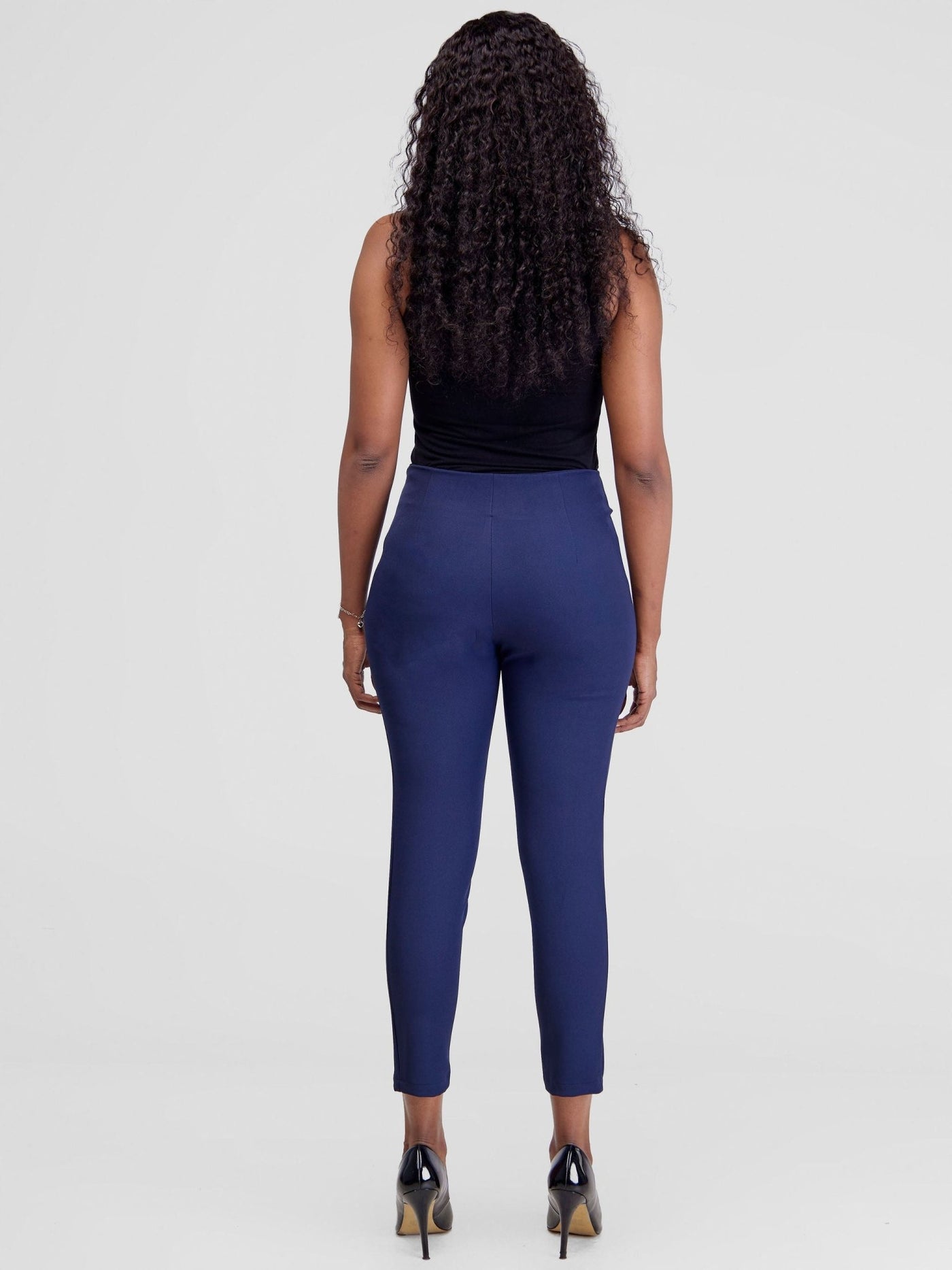 Vivo Saida Cigarrets Pants - Navy - Shopzetu