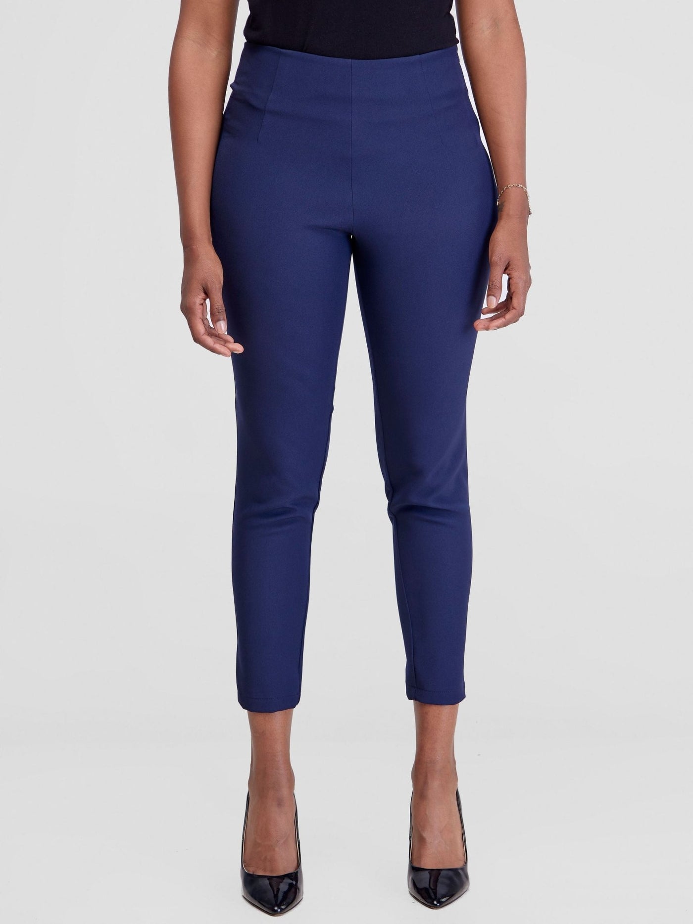 Vivo Saida Cigarrets Pants - Navy - Shopzetu