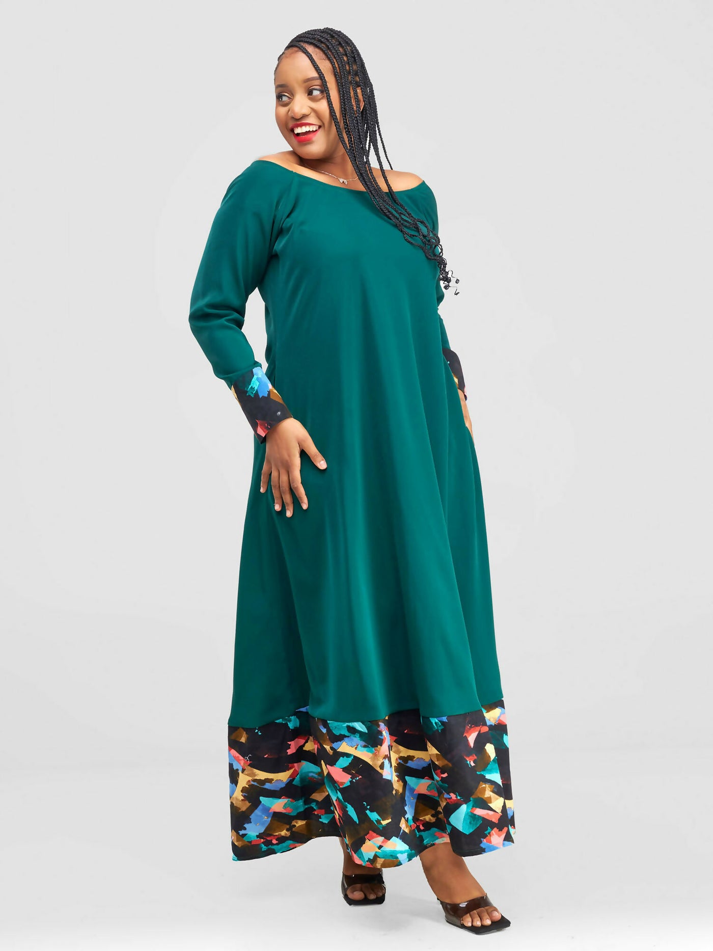 Jolly Fancy Wear Tulia Maxi Dress - Emerald