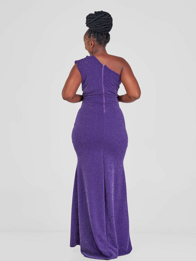 Vintlyne Ruffi Dress - Purple