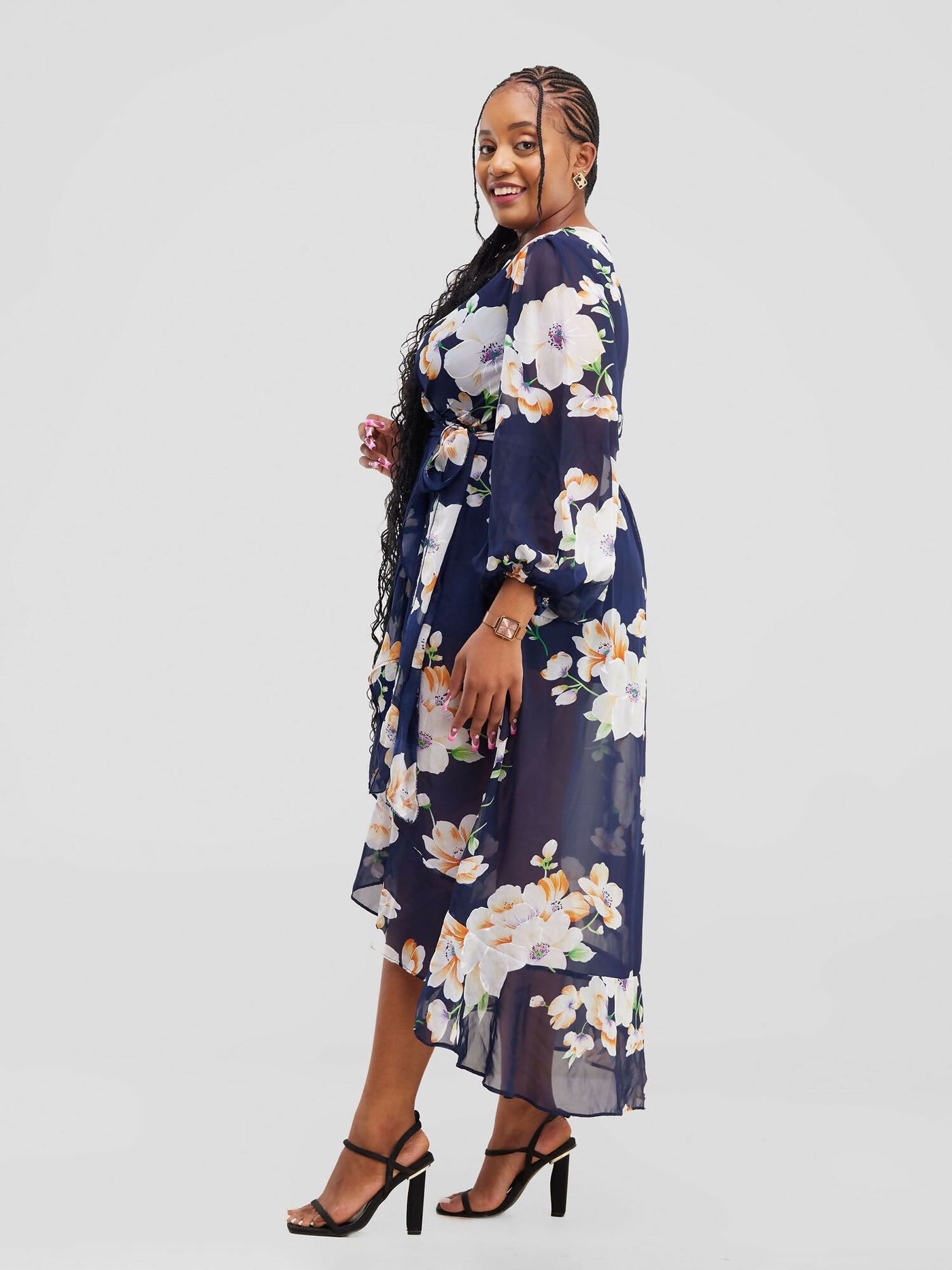 Nika Bonica Shani Dress - Navy Blue