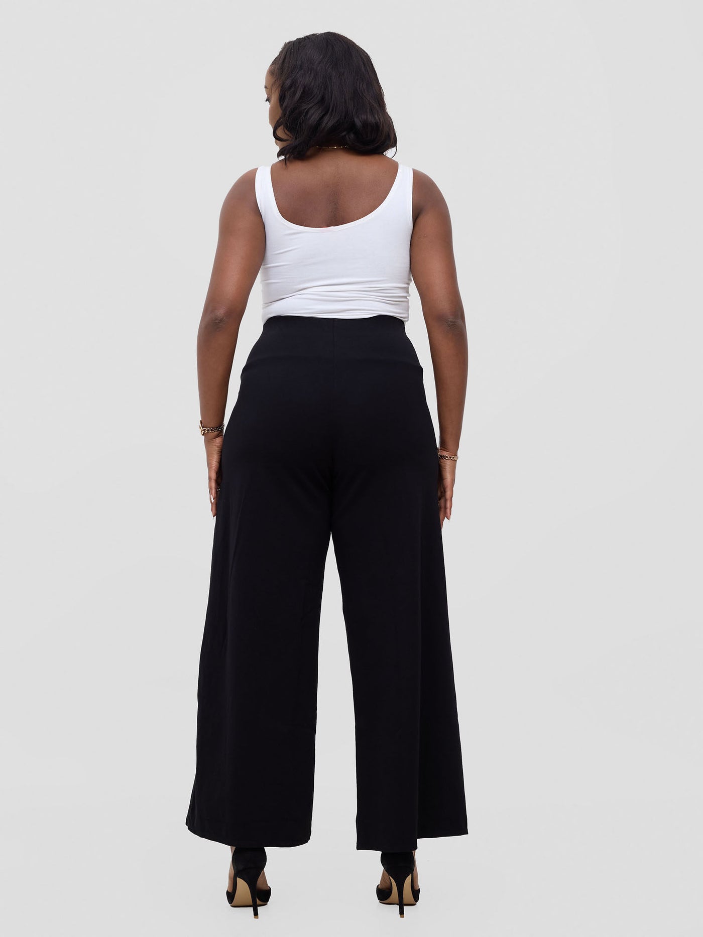 Upe Wide Leg Pants - Black