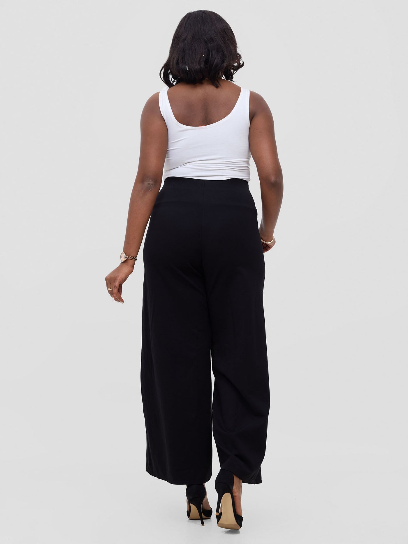 Upe Wide Leg Pants - Black