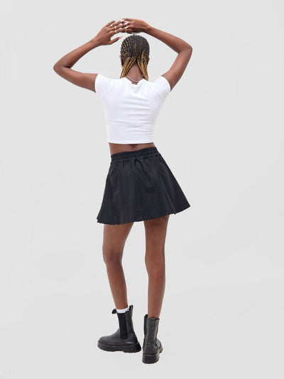 Zoya X Metamorphisized 143 Pleated Mini Skirt - Black - Shopzetu