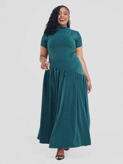 Hulu Free Dress - Green - Shopzetu