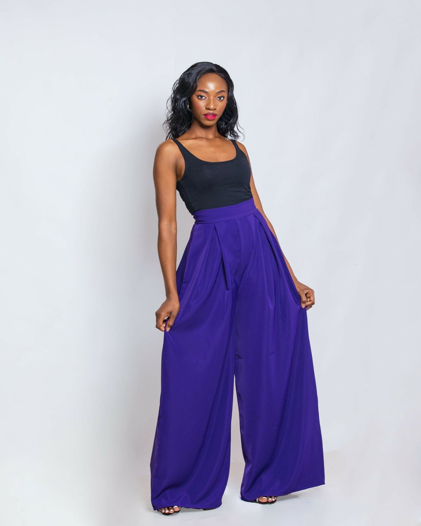 Da'Joy Fashions Pants - Purple - Shopzetu