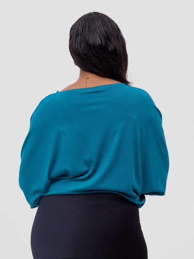 Vivo Bana Batwing Top - Deep Teal - Shopzetu