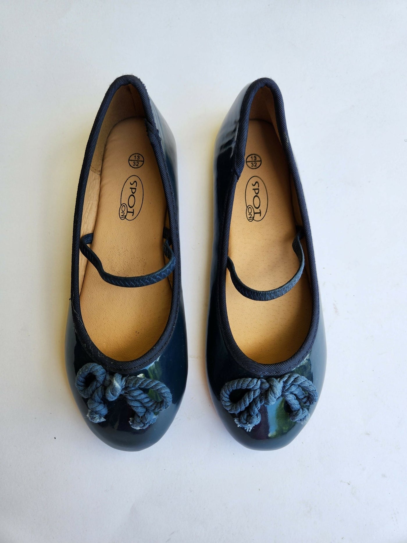 Girls Doll Shoe - Navy - Shopzetu