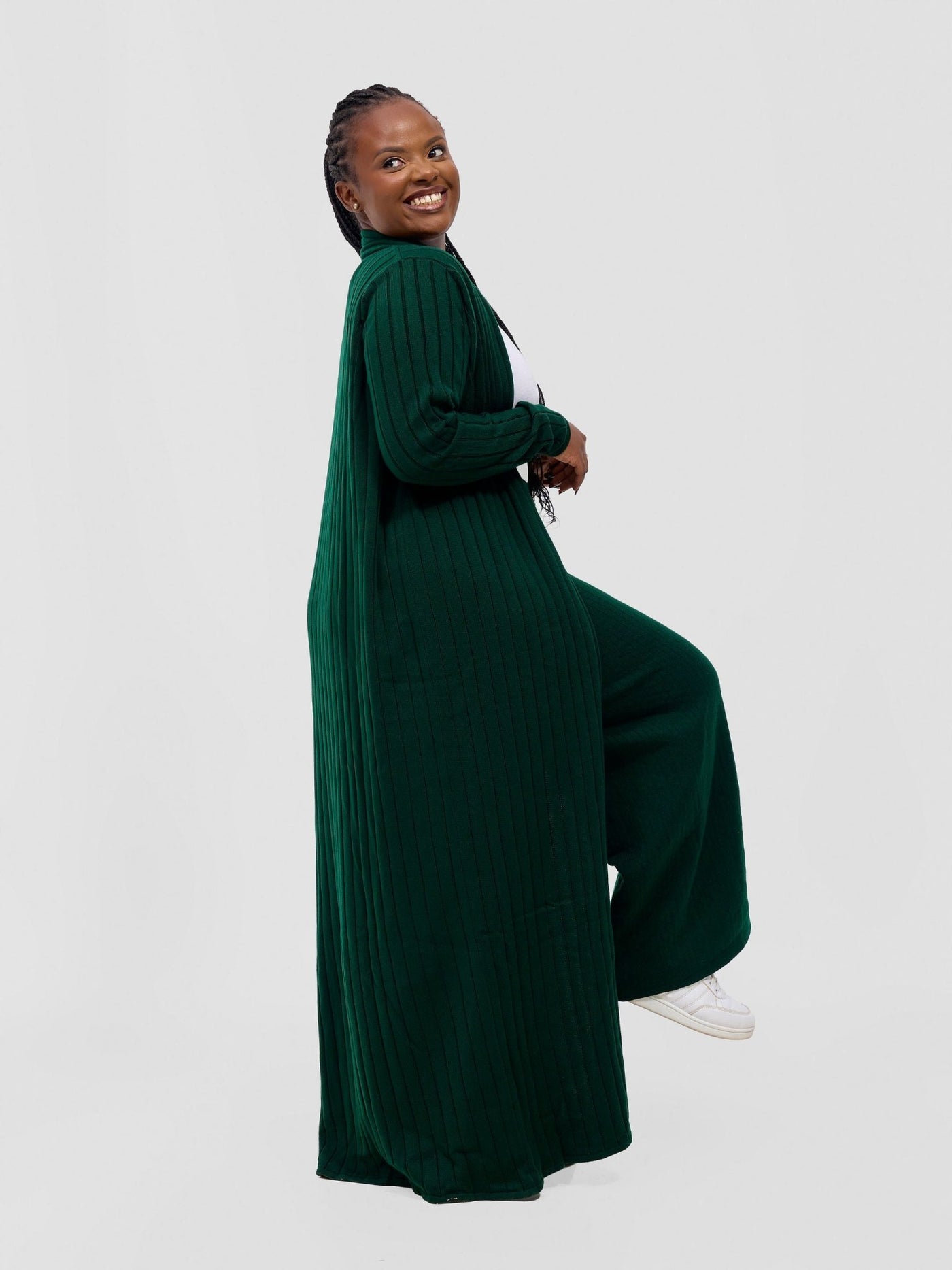 Lalani Lounge Pants - Dark Green - Shopzetu