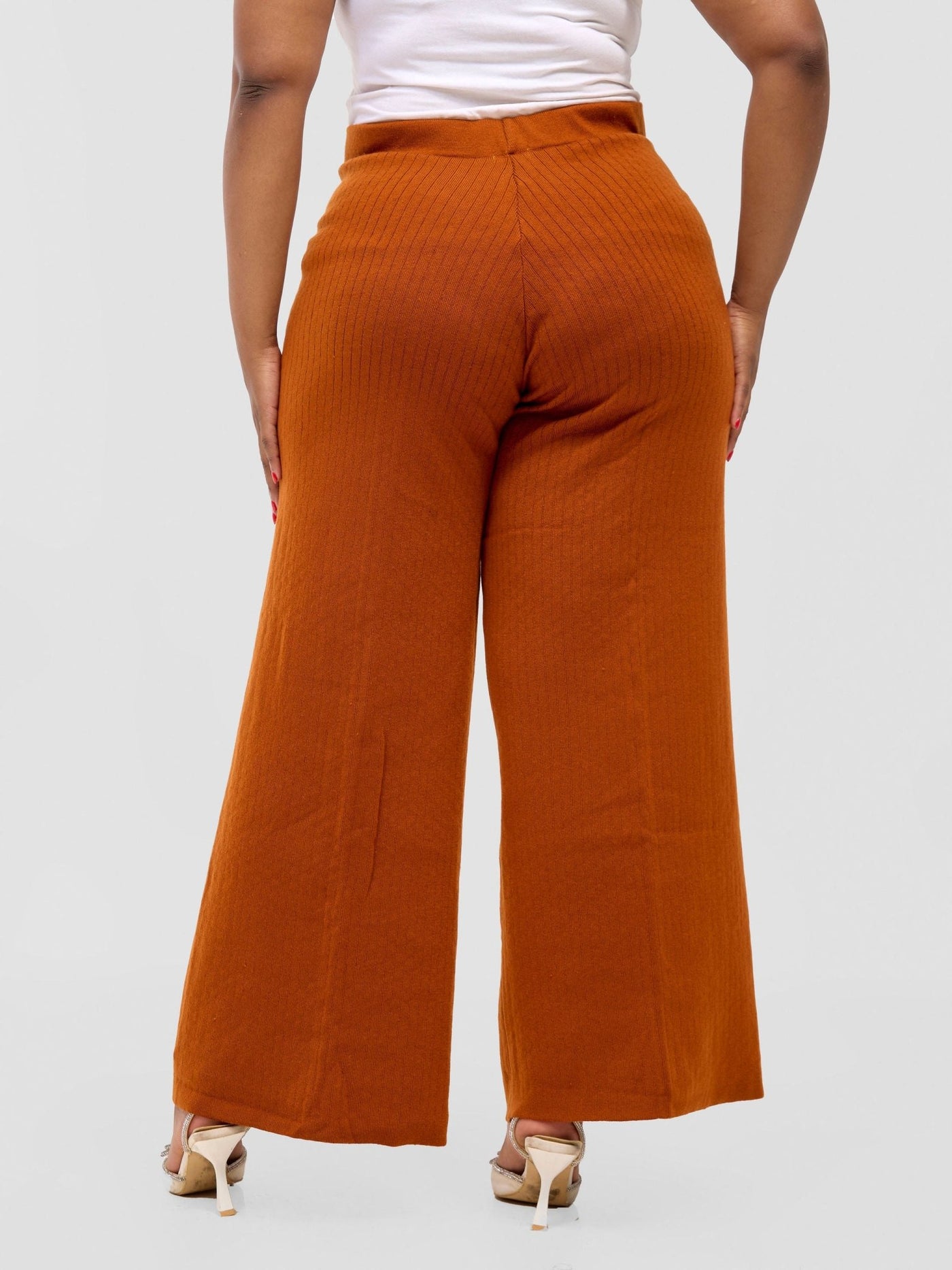 Lalani Lounge Pants - Rust - Shopzetu