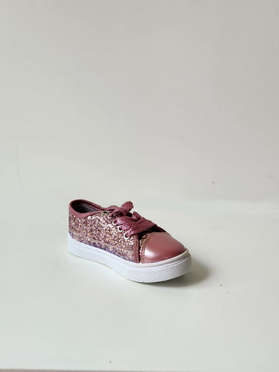 Girls Glitter Trainer Shoe - Pink - Shopzetu