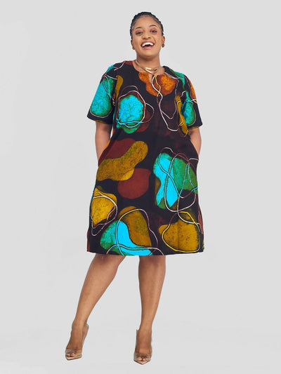 PrettyGline Ankara Dress - Ankara - Shopzetu