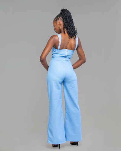 Bliss Pant Set - Blue - Shopzetu