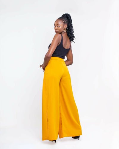 Drift Pants - Mustard - Shopzetu