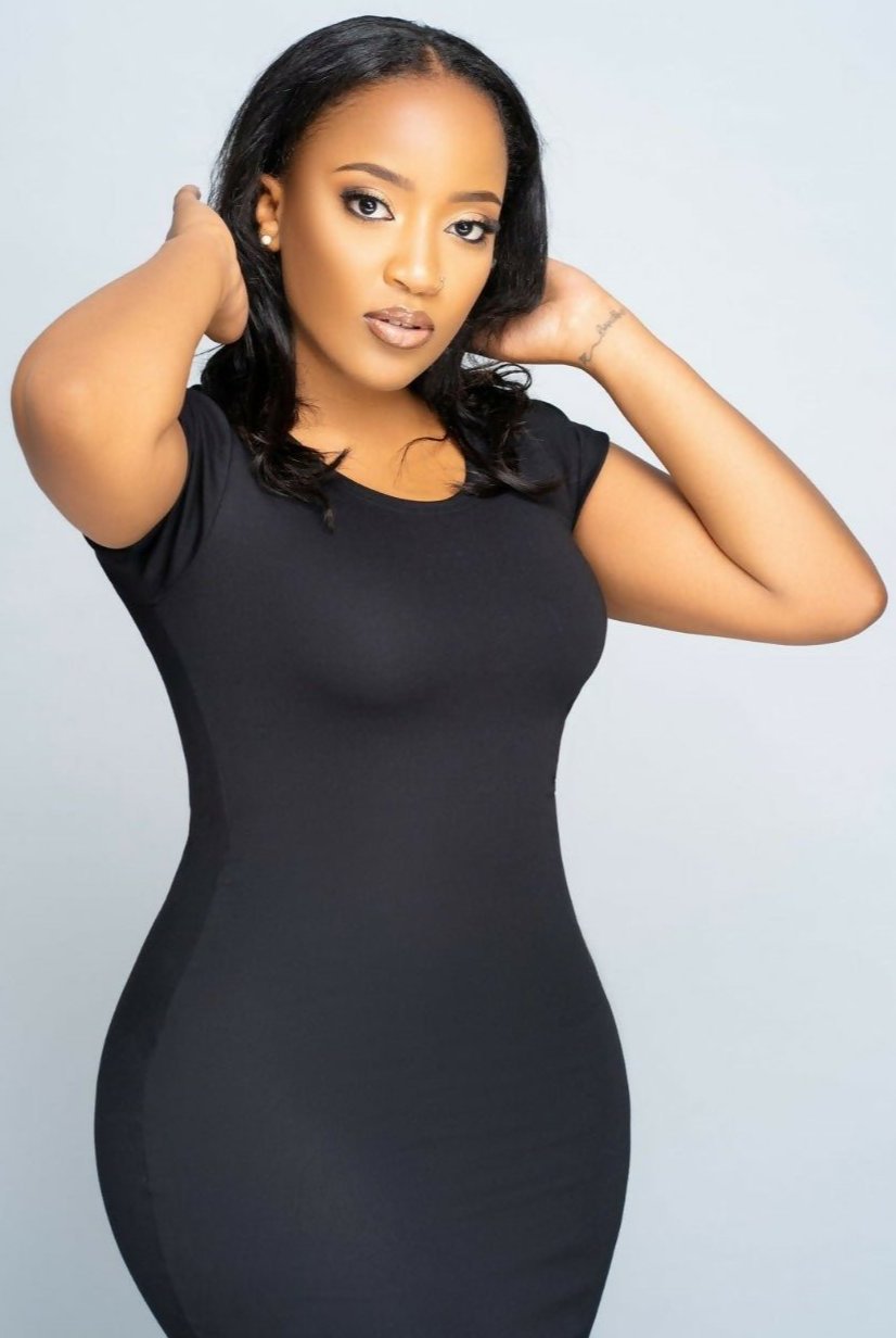 Zia Africa " Angelina"Maxi Bodycon Dress - Black - Shopzetu