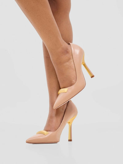 Nine West Beatrice Heel - Nude - Shopzetu