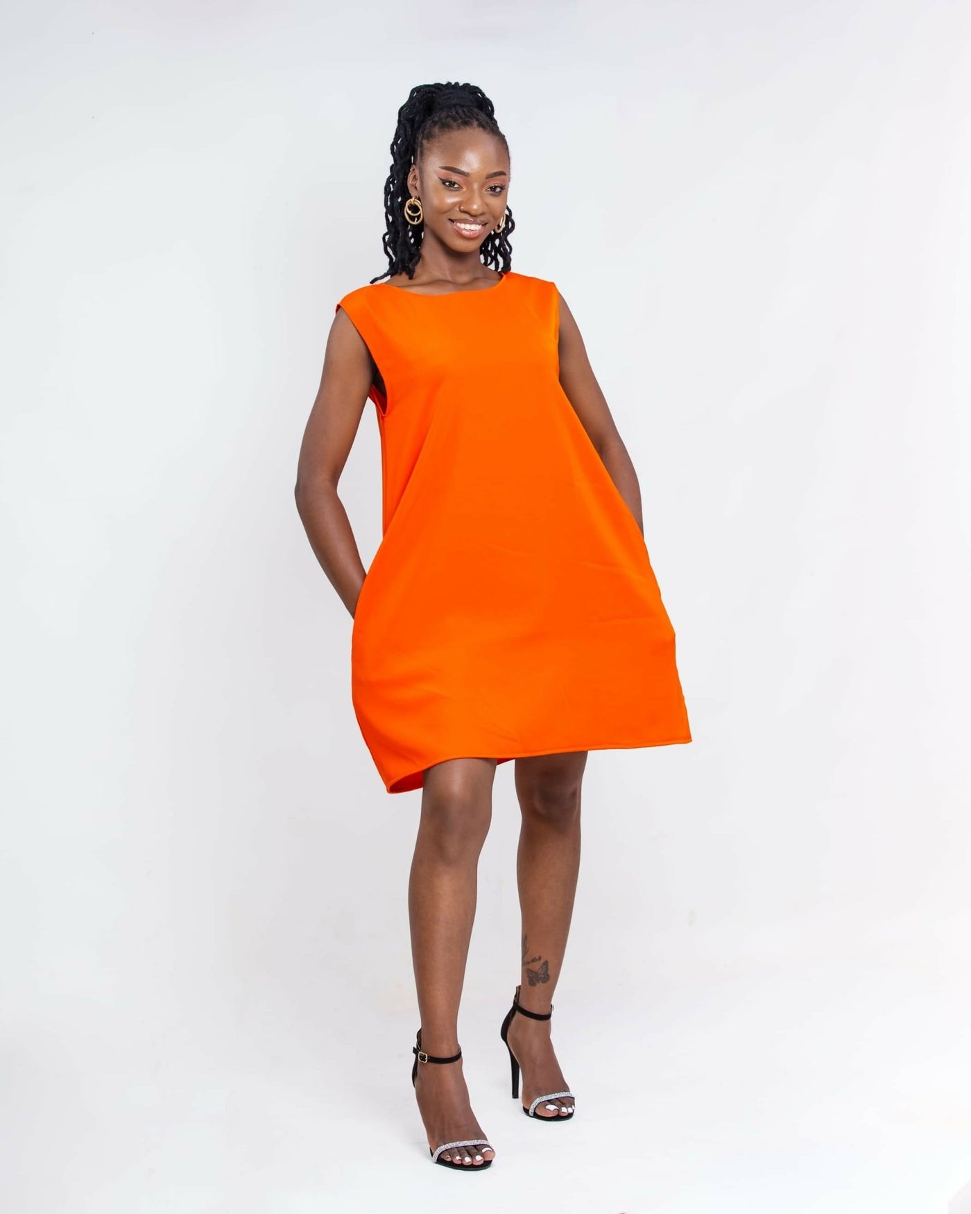 Swift Dress - Orange - Shopzetu