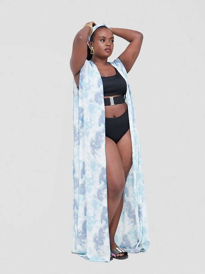 Seaside Coverup (Sky Dream) - Sky Print - Shopzetu