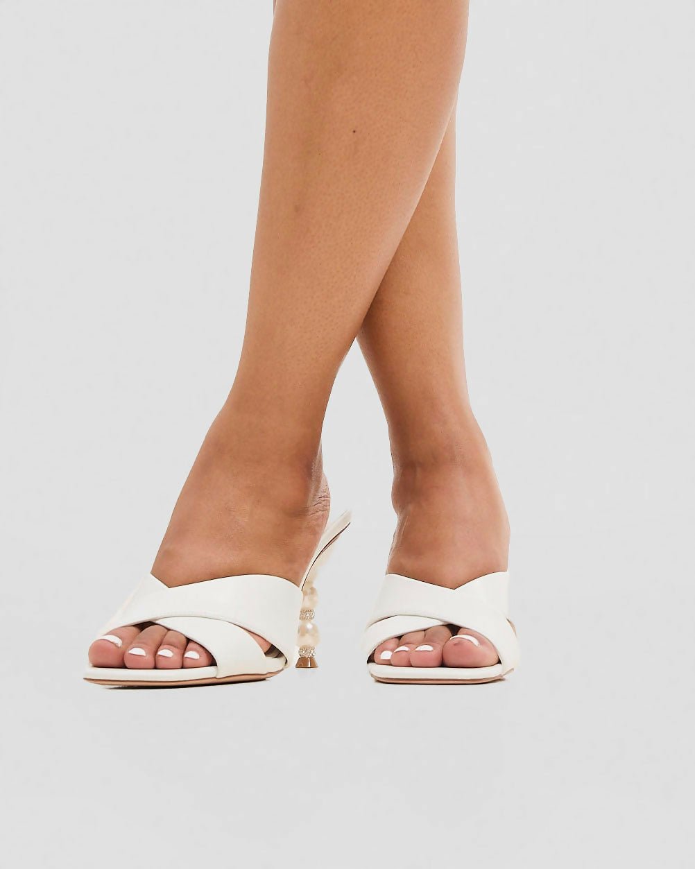 Lovely Heel - White - Shopzetu