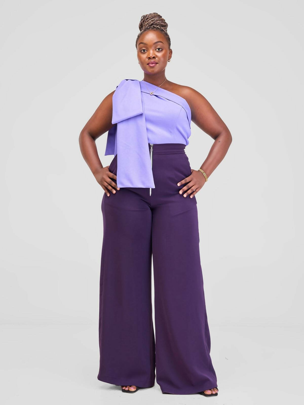 Merli Africa Zora Top - Light Purple - Shopzetu