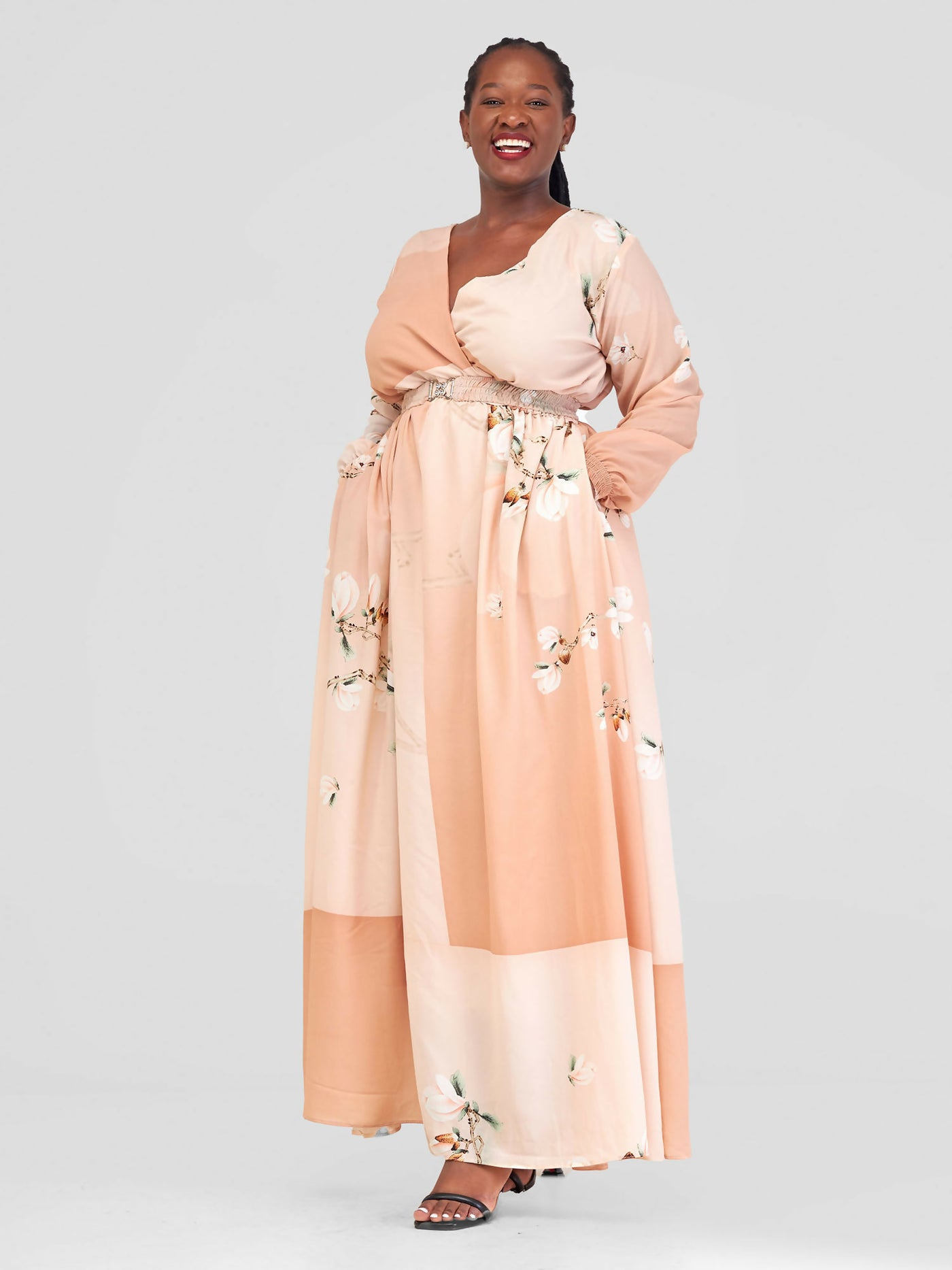 Kakiba Collections Arianna Dress - Brown