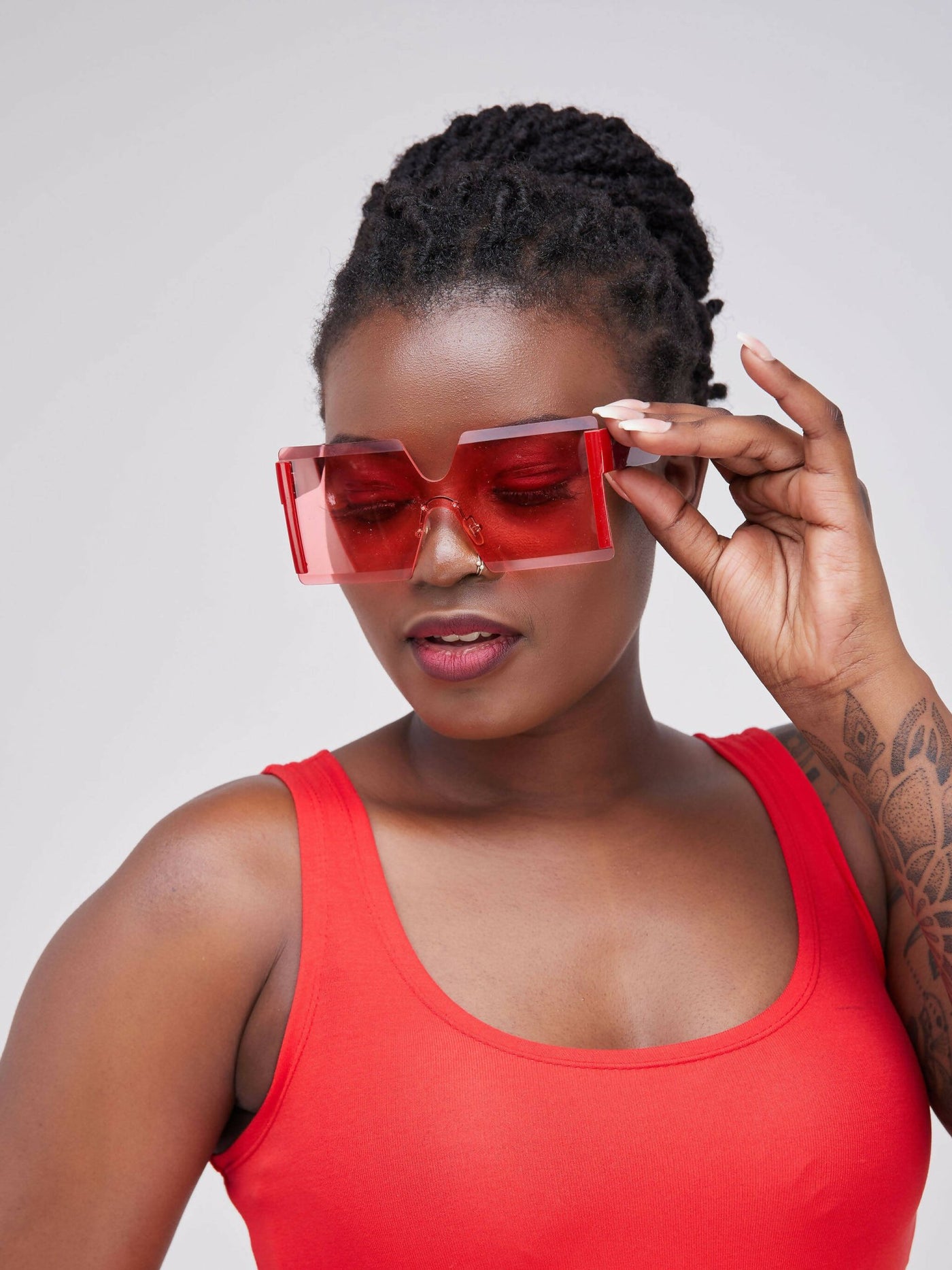 Lizola Smart Sunglasses - Red - Shopzetu