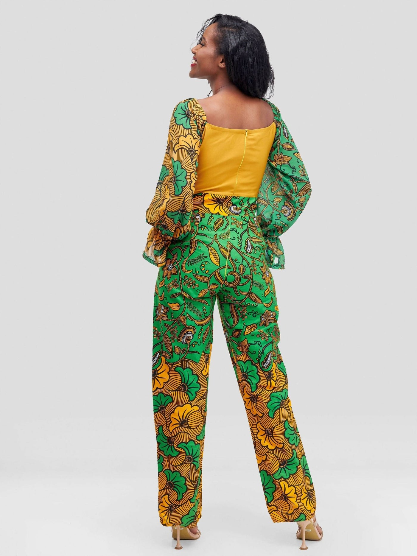 Nefpatra Zury Jumpsuit - Green - Shopzetu