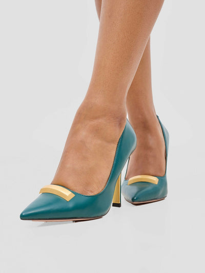 Nine West Beatrice Heel - Emerald - Shopzetu