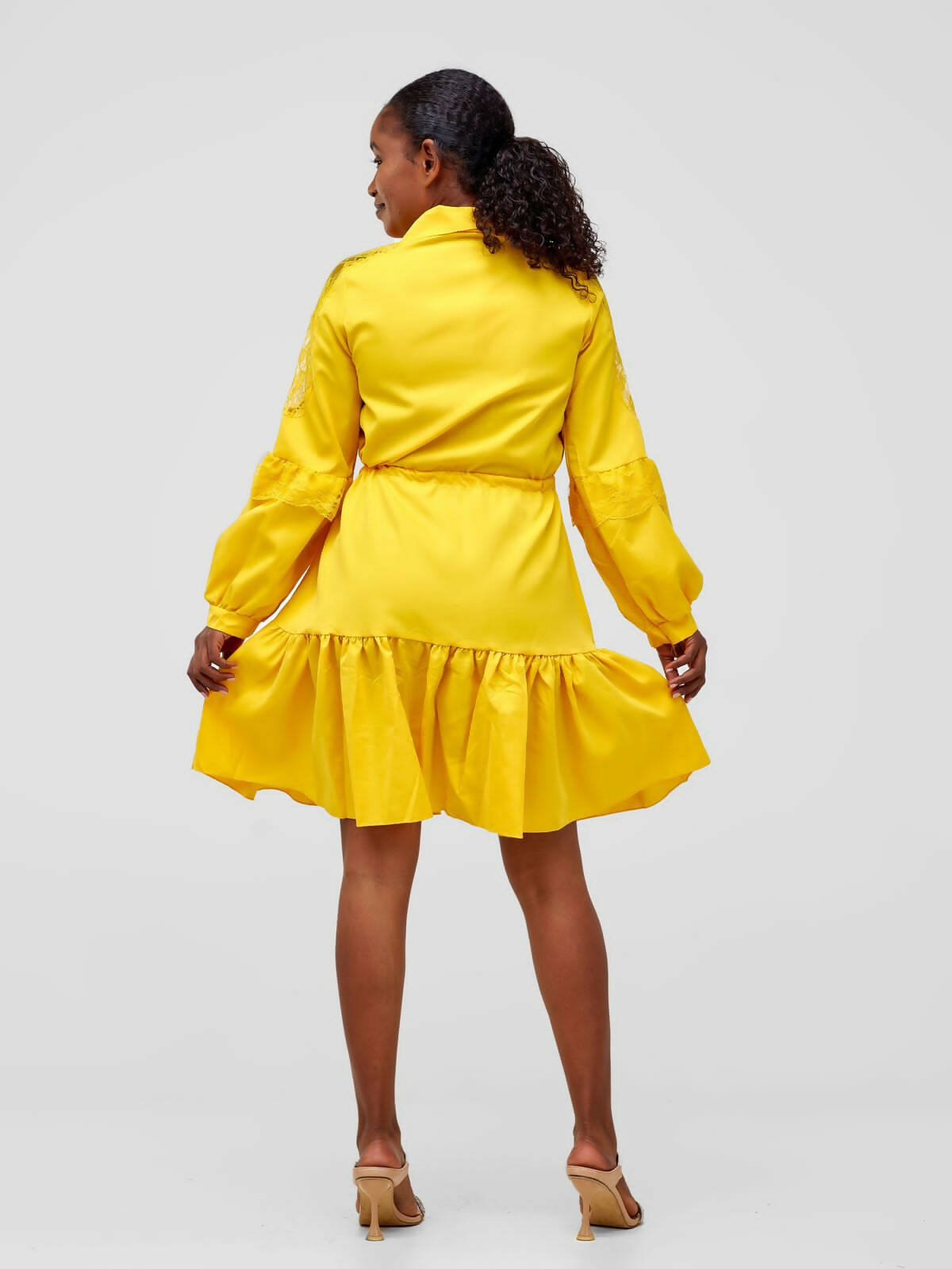 StylishSisters Dress - Mustard - Shopzetu