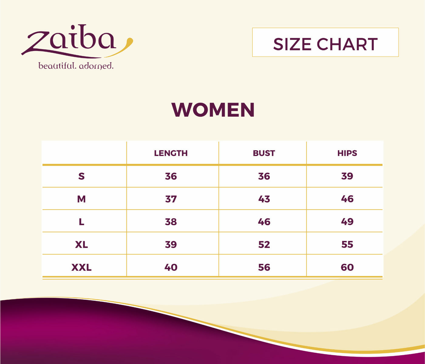 Women's Size Chart