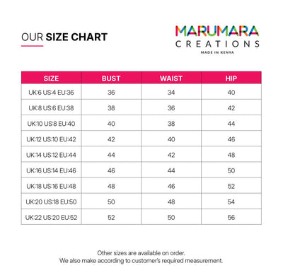 Marumara Creations Utamaduni Cropped Jacket - Multicolored - Shopzetu