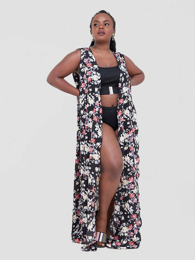 Smash By Kaly Seaside Coverup (Floral Sunset) - Floral - Shopzetu